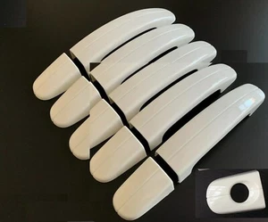 CUBIERTAS DE MANIJA DE 5 PUERTAS BLANCAS BRILLANTES PARA FORD TRANSIT CONNECT FOCUS MONDEO 5 PUERTAS - Imagen 1 de 1