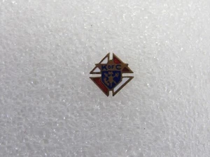 K of C Lapel Screw Back Pin Knights of Columbus Catholic Fraternal Order Vintage - Picture 1 of 2