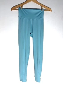 adidas Damen Leggings 7/8 mit Mesh, helles Blautürkis Gr. S, wie neu Primeblue - Bild 1 von 6
