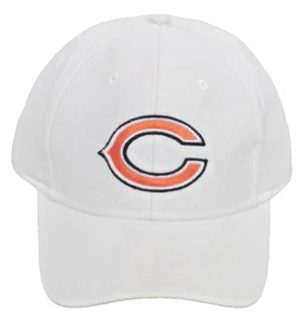 NFL Chicago Bears White Structured Adjustable Hat By Reebok - Picture 1 of 4
