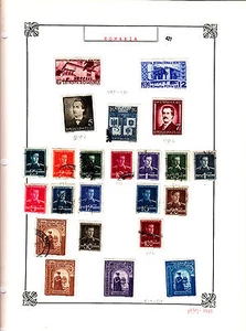 ROMANIA Old Stamps Rumänien alte Briefmarken auf Albumblättern Lot 431 - Bild 1 von 1