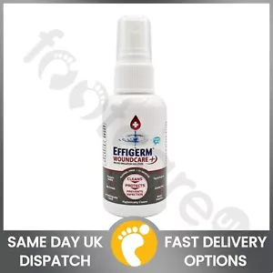 Effigerm Hydrogel 60ml Spray - No-Sting First Aid Gel for Wound Cleaning & Care - Picture 1 of 8