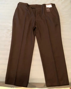 PANTALONES DE VESTIR JOSEPH & FEISS PARA HOMBRE NEGROS TALLA 42 X 30 100% POLIÉSTER NUEVOS CON ETIQUETAS - Imagen 1 de 4