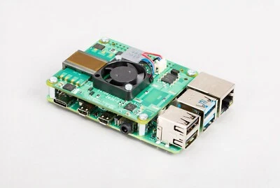 Raspberry Pi PoE+ HAT for Raspberry Pi 4B/3B+ W/Controllable Brushless Fan DC 5V - Image 1 of 3