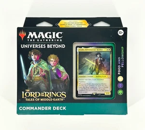Magic the Gathering Food and Fellowship Lord Of The Rings Commander Deck - Picture 1 of 2