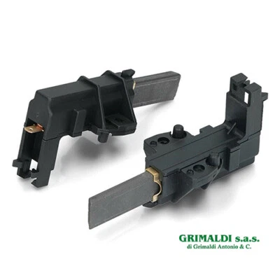 COPPIA SPAZZOLE CARBONCINI MOTORE CESET LAVATRICE CANDY HOOVER GASFIRE IBERNA - Immagine 1 di 3