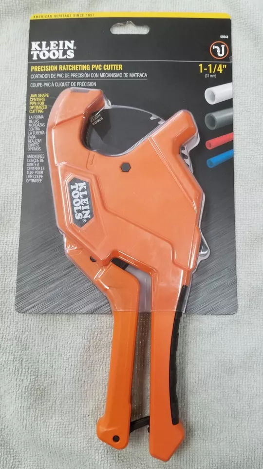 Klein Tools 50044 Precision Ratcheting  PVC Cutter 1-1/4-in NEW! - Image 1 of 1