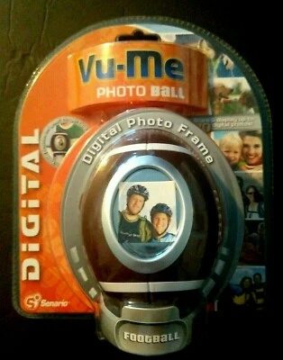 Vu-Me Digital Photo Frame Stores 70 Photos Photo Ball Football Theme #24260 - Image 1 of 4