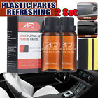 2pcs Plastic Parts Refurbish Agent Car Dashboard Interior Restorer Accessories