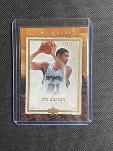 2007-08 Artifacts San Antonio Spurs Basketball Card #85 Tim Duncan Gold #73/100 - Picture 1 of 2
