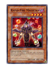 Rapid-Fire Magician SD6-EN016 Yugioh Spellcaster Effect Card 1st Ed. 1996 Kazuki