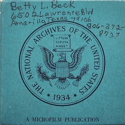 The National Archives of the United States A Microfilm Publication (Ingerton) Foto 1 de 4