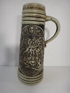 Vintage Bier Stein Gerz W. Germany 8 1/2" Ianbaldems - Bild 1 von 6