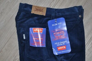 Levi's Vintage Cord-Jeans 821 Original 80er 80's New blau 27/34 - Imagen 1 de 5