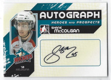 2010-11 ITG Heroes and Prospects #A-SM Shane McColgan autograph