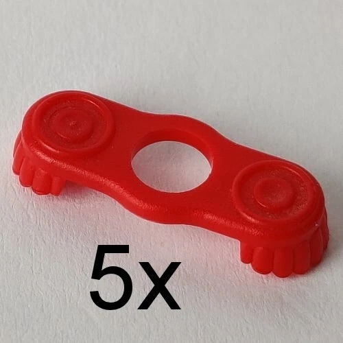 LEGO Pirates - 5x Epaulette rot - Figur Zubehör Schulterklappe Rotrock 6276 2526 - Bild 1 von 1