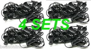 4 x 10 Piece Festoon Party Light Fittings Cable with BC Bayonet B22 Lampholders - Picture 1 of 4