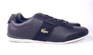 Lacoste Men's Casual Croc Logo Oreno Brown/Gold Shoes Sneakers Size 12 M - Picture 1 of 8