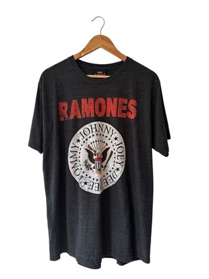 Camiseta Ramones Band para hombre XL Y2K negra de colección Foto 1 de 4