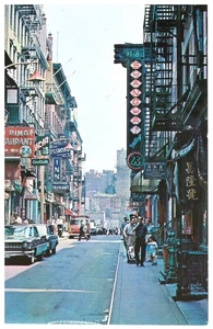 '64 Cadillac, Early Ford Econoline, Signage AT Chinatown, New York City - Picture 1 of 3