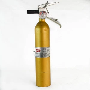 POWER-PAK Gold or Yellow Vintage Fire Extinguisher 2-ABC - Picture 1 of 10