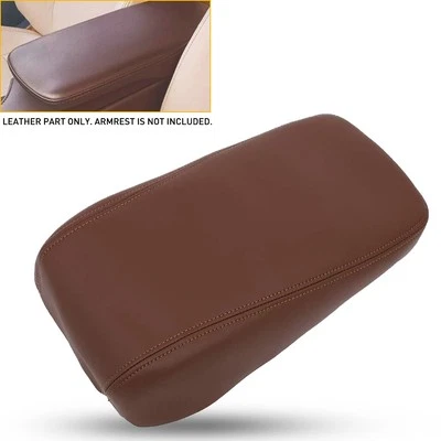 Cubierta de consola con tapa central de coche reposabrazos cuero marrón para Toyota Avalon A 2013-2018 Foto 1 de 4