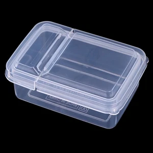 Transparent Flip Cover Storage Box Large Capacity Dustproof Multifunctional _pu - Picture 1 of 12