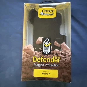 OtterBox Defender Series Case for iPhone 7 - Black - Picture 1 of 3