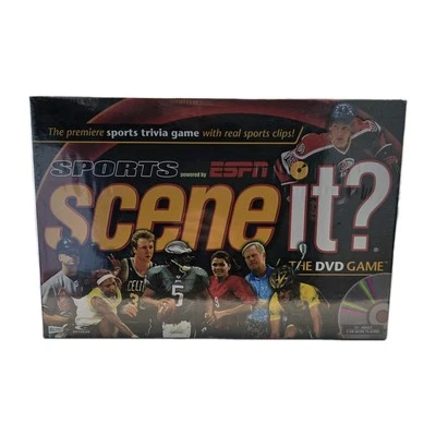 Scene It? DVD Game Sports ESPN Edition Board Game Still Sealed, NEW - Image 1 of 4
