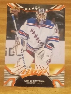 2022-23 Upper Deck MVP Ice Battles Igor Shesterkin New York Rangers  - Picture 1 of 3