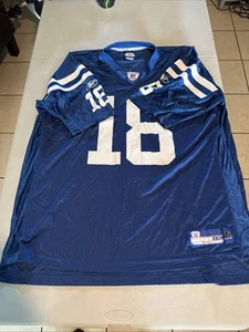 Vintage Reebok Colts Peyton Manning Trikot Herren 2XL 18 NFL Football XXL Y2K blau - Bild 1 von 12