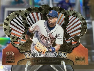 2000 Crown Royale Premiere Date /121 Tony Clark #50 SP RARE - Tigers - Image 1 of 4