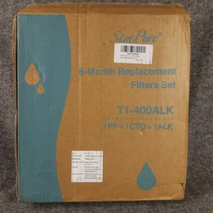 PP+CTO+ALK Replacement Water Filter Cartridge For SimPure T1-400ALK T1-400UV - Picture 1 of 7