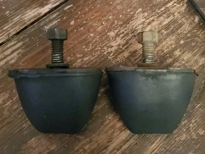 Pair df International Harvester Scout II Front Axle Bump Stops OEM Original - Picture 1 of 9