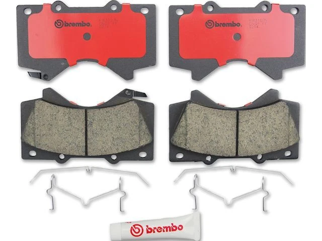 Front Brake Pad Set For 2007-2021 Toyota Tundra 2011 2017 2016 2019 2015 XS256MP - Image 1 of 1