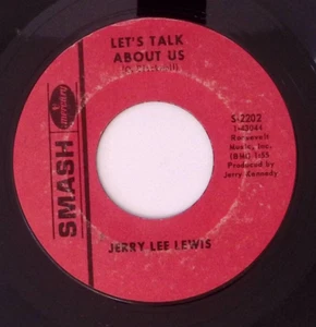 JERRY LEE LEWIS TO MAKE LOVE SWEETER FOR YOU/LET'S TALK ABOUT US VINYL 45 66-85 - Picture 1 of 3