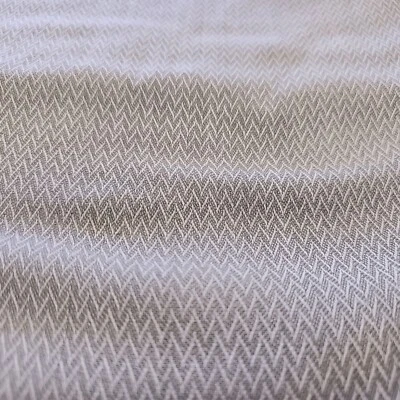 Chevron Fabric Apparel Suiting Poly Rayon Menswear Print Gray By the Yard - Image 1 of 2