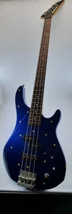 Jackson Electric Bass Beautiful Electric Blue Guitar With Gig Bag PARTS - Picture 1 of 20