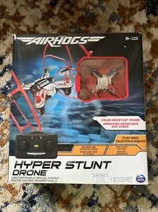 Air Hogs - Hyper Stunt Drone - Unstoppable Micro RC Drone - Silver - New - Picture 1 of 5