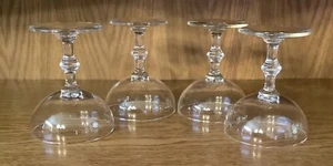 Vintage Libbey Georgian Champagne sherbet coupe glasses (set of 4) 4 1/4" tall - Picture 1 of 9