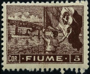 Italien 1919 Briefmarken Fiume MH Sas 47 CV $ 55,00 181110042 - Bild 1 von 1