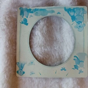 Vintage Refrigerator Magnet, Dog Themed Photo Frame, Flat, + Magnets Ship 25c - Picture 1 of 2