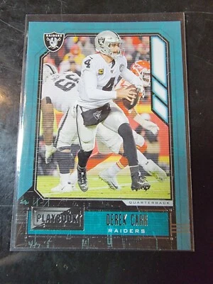 2020 Panini Playbook #6 Derek Carr  - Image 1 of 2