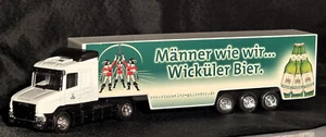 Wicküler Bier Werbetruck Sammeltruck Minitruck 1:87 Männer wie wir... - Bild 1 von 4
