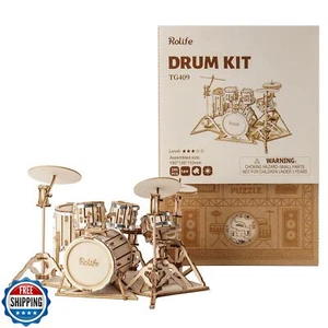 Rolife Kit Modelo Rompecabezas Madera 3D para Adultos y Adolescentes para Construir Instancia Musical - Imagen 1 de 5