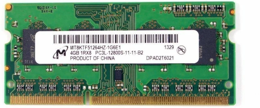 18 Lot Micron 4GB PC3L-12800 (DDR3L-1600) Memory (RAM) Laptop SO-DIMM 11-11-B2