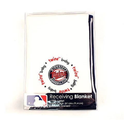 Minnesota Twins Infant Baby Newborn Receiving Blanket 24"x36" Brand New Cover