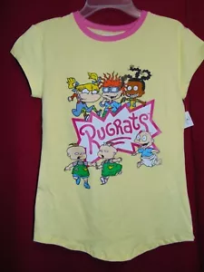 Girls Size 14 RUGRATS from Nickelodeon Yellow Short Sleeve Tee Shirt NWT - Picture 1 of 4