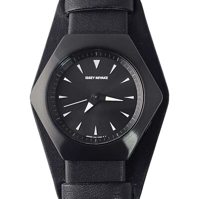 Reloj Unisex ISSEY MIYAKE ROKU Series KONSTANTIN GRCIC Negro NYAM701 Nuevo Foto 1 de 4