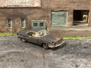 1957 Chrysler 300C Rusty Weathered Custom 1/64 Diecast Barn Find Rusted Car M2 - Picture 1 of 13